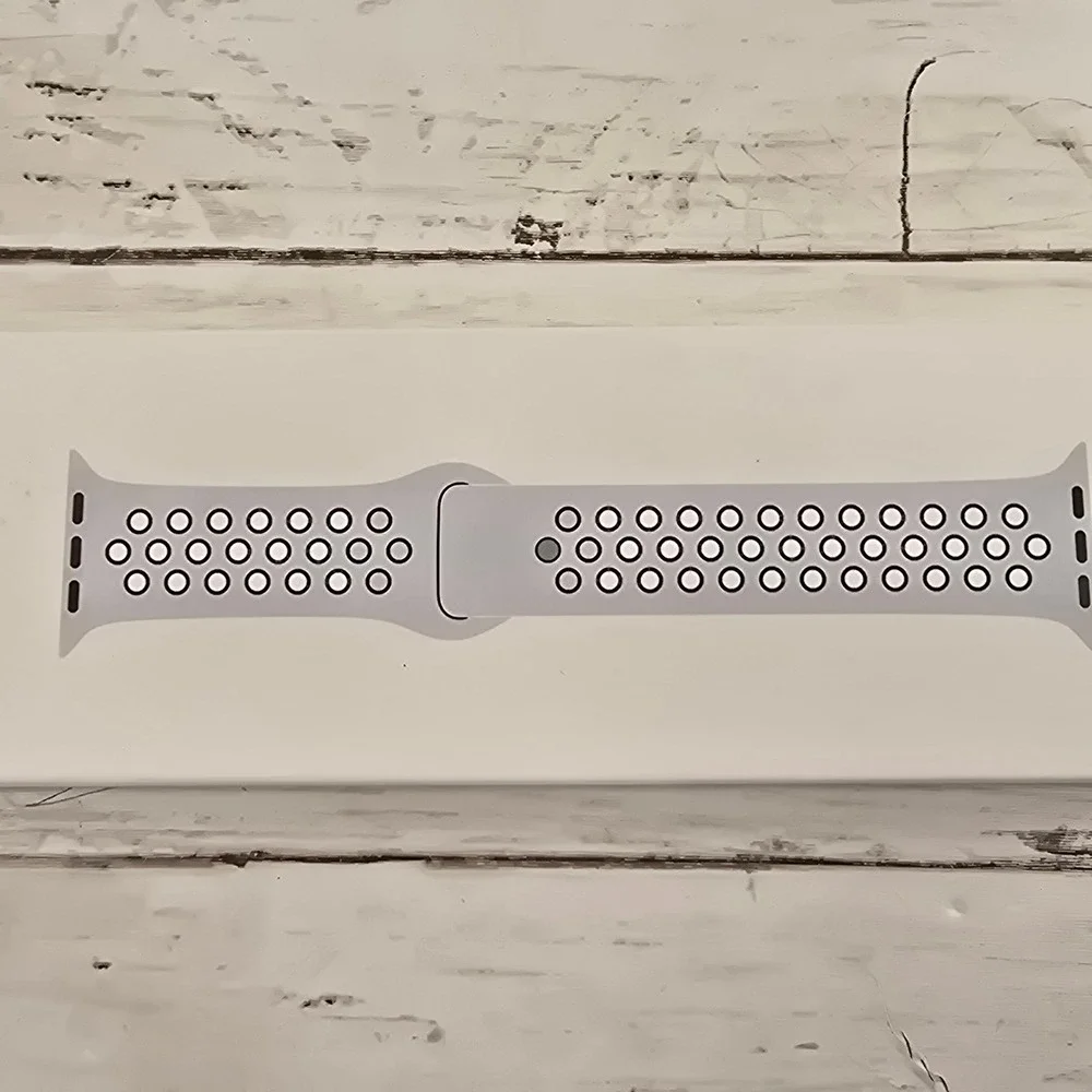 Apple Watch Nike Sport Band 38mm Pure Platinum Black MQWH2AM/A Sport Strap